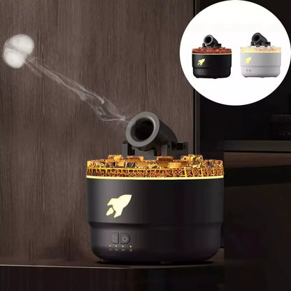 Volcanic Cannons 280ml Air Humidifier and Essential Oil Diffuser for Home and Desktop Aromatherapy